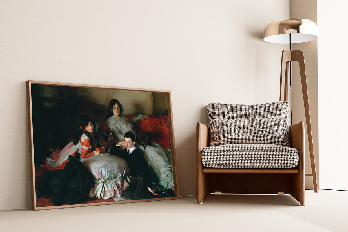 John Singer Sargent — Essie, Ruby and Ferdinand, Children of Asher Wertheimer | Fine Art Print