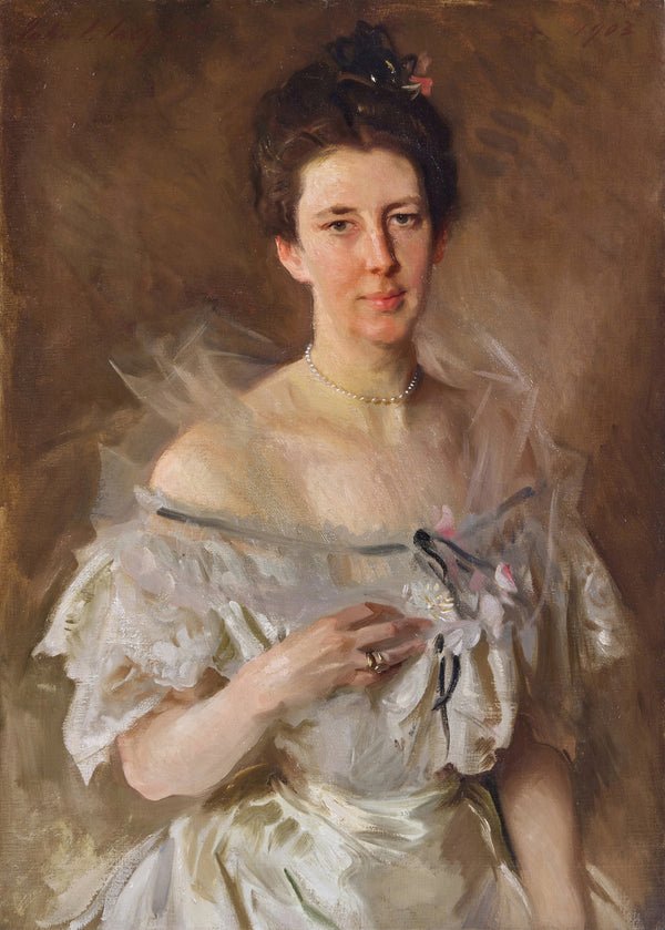 John Singer Sargent — Esther Fiske Hammond, Mrs. Gardiner Greene Hammond | Fine Art Print