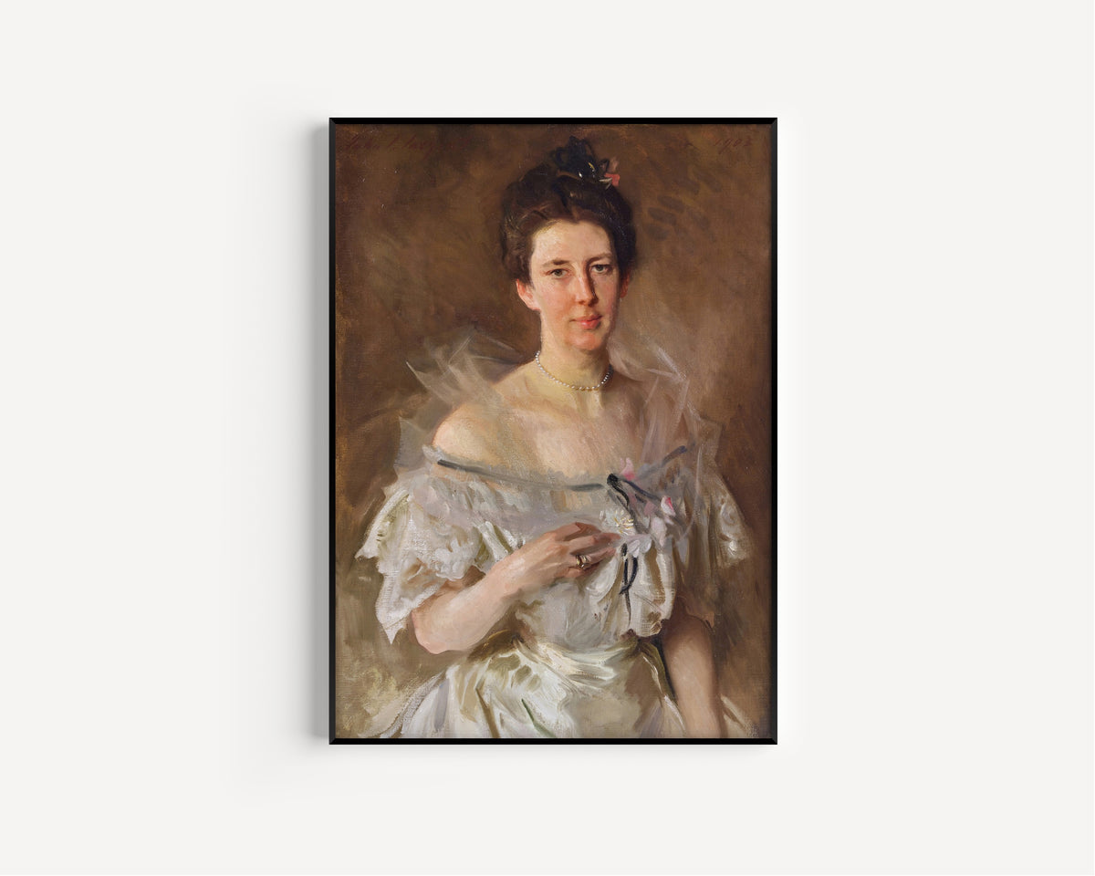 John Singer Sargent — Esther Fiske Hammond, Mrs. Gardiner Greene Hammond | Fine Art Print