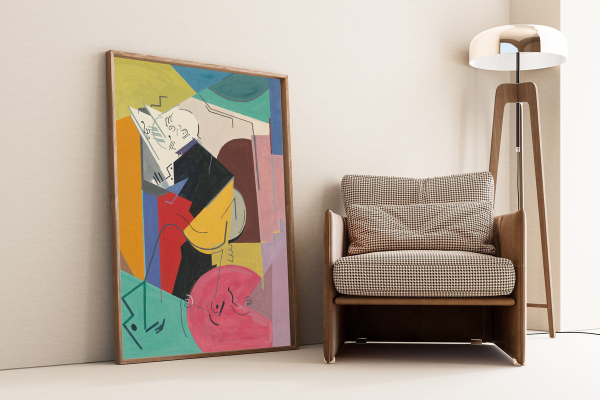 Albert Gleizes — Etude pour le portrait de Florent Schmitt | Fine Art Print