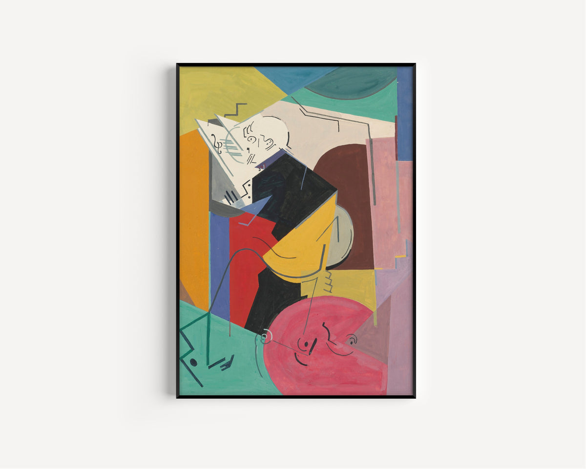 Albert Gleizes — Etude pour le portrait de Florent Schmitt | Fine Art Print