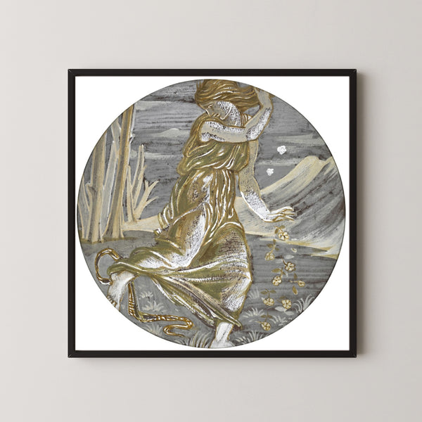 Edward Burne-Jones — Eurydice Bitten by a Serpent | Pre-Raphaelite Art Print
