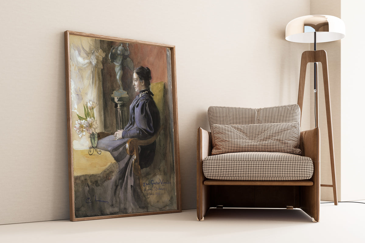 Carl Larsson — Eva Upmark, née Kindstrand | Swedish Watercolour Print