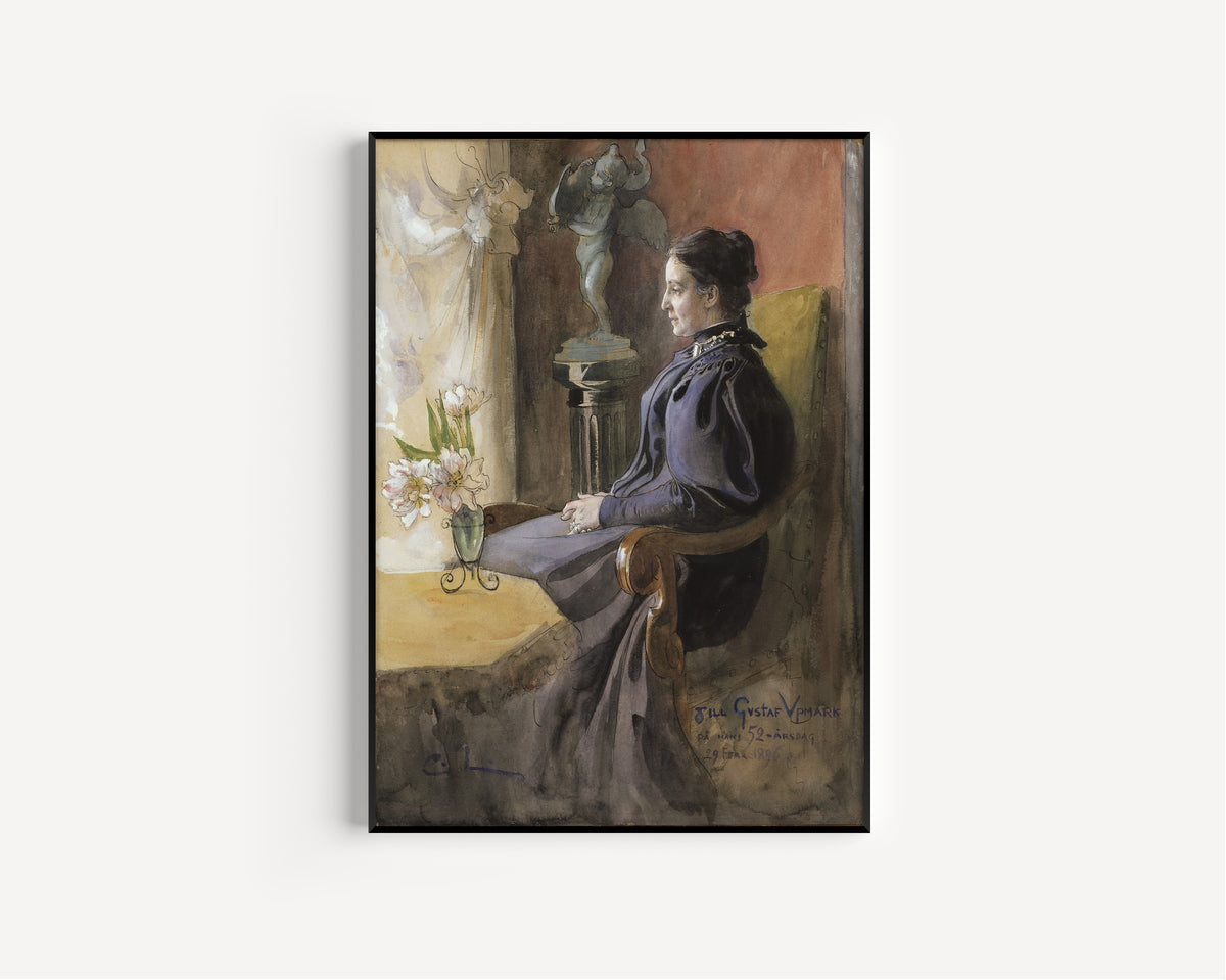 Carl Larsson — Eva Upmark, née Kindstrand | Swedish Watercolour Print