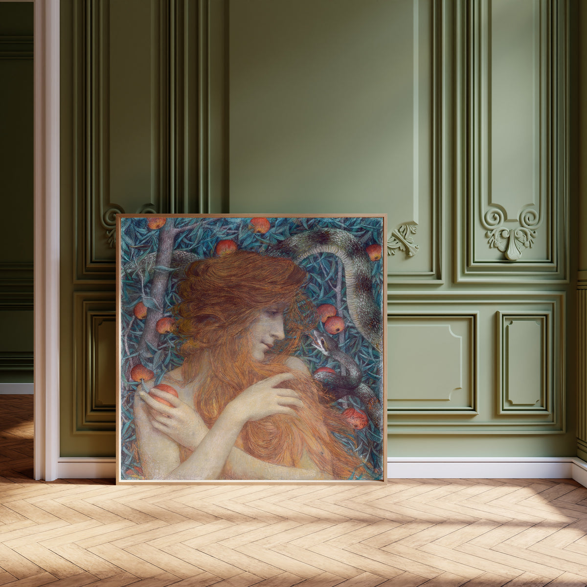 Lucien Lévy-Dhurmer — Eve | Symbolist Art Print
