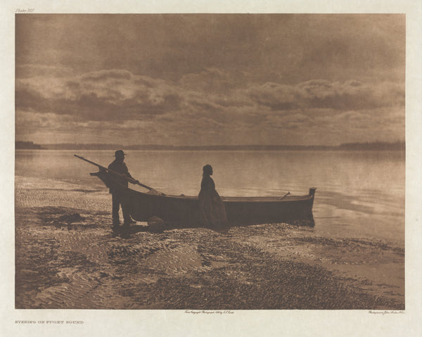 Edward S. Curtis — Evening on Puget Sound | Vintage Photograph Print