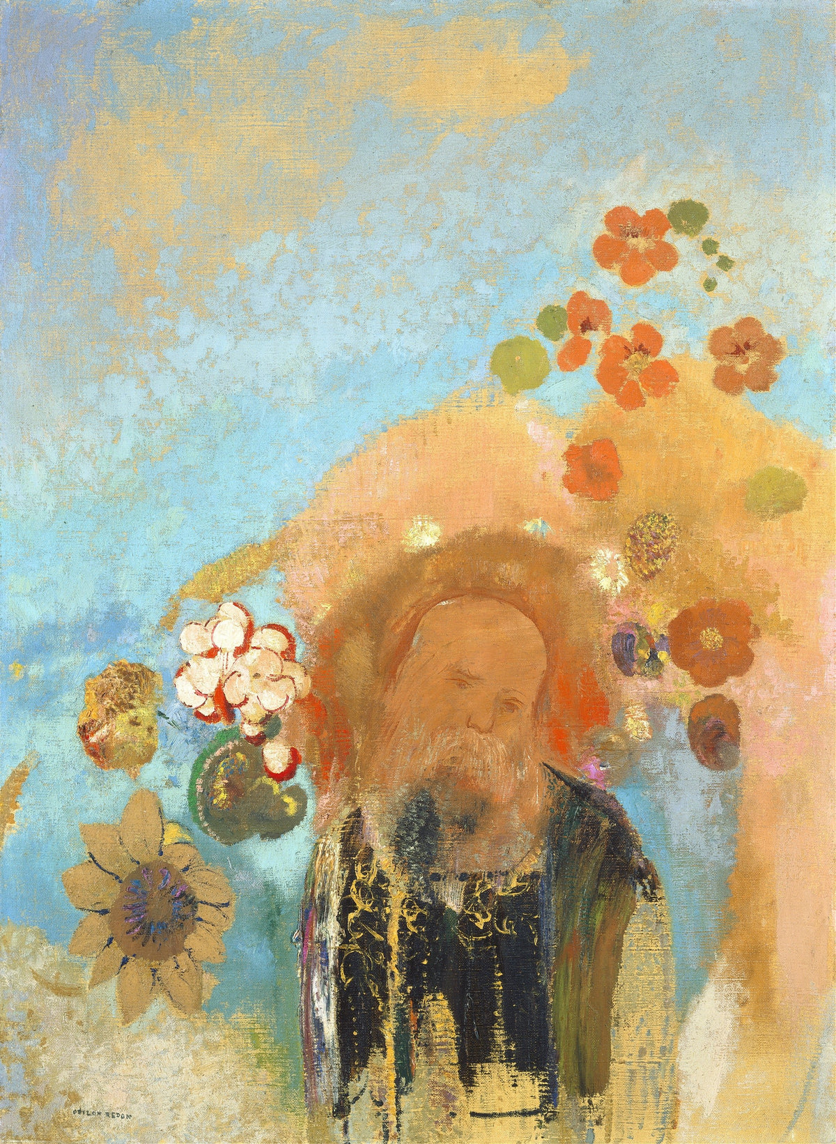 Odilon Redon — Evocation of Roussel | Symbolist Art Print
