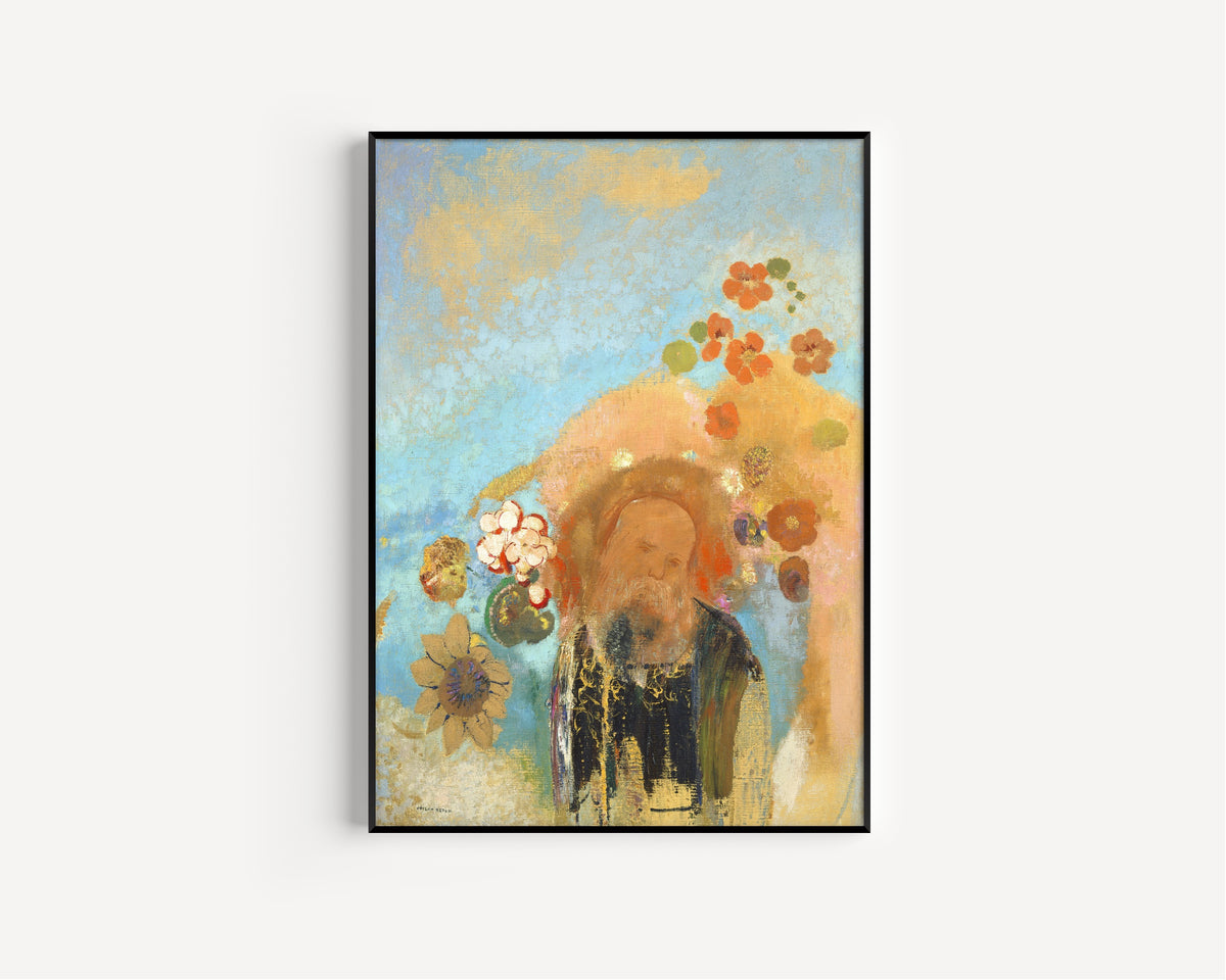Odilon Redon — Evocation of Roussel | Symbolist Art Print