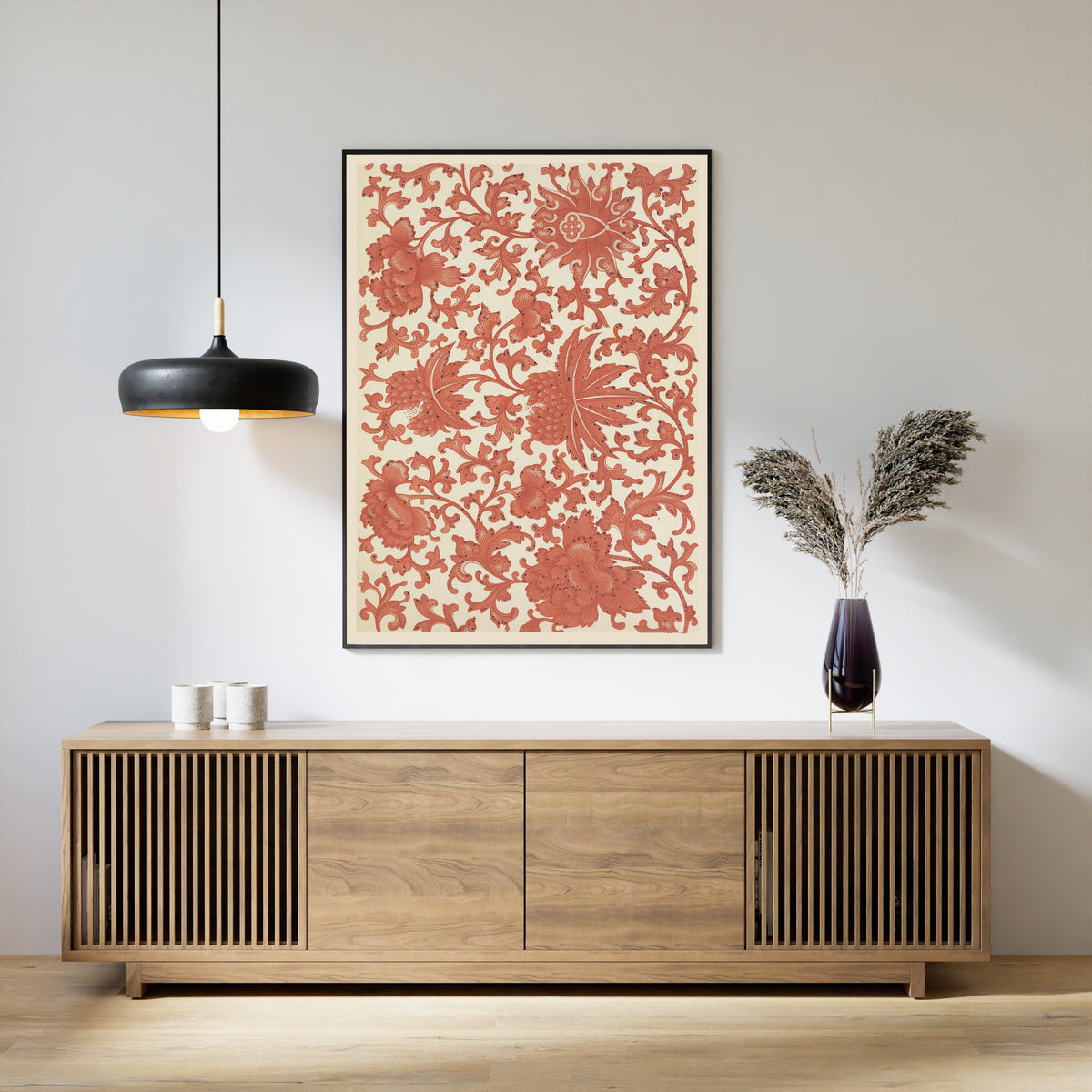 Owen Jones — Chinese Ornament: Floral Repeat | Ornament Plate Print