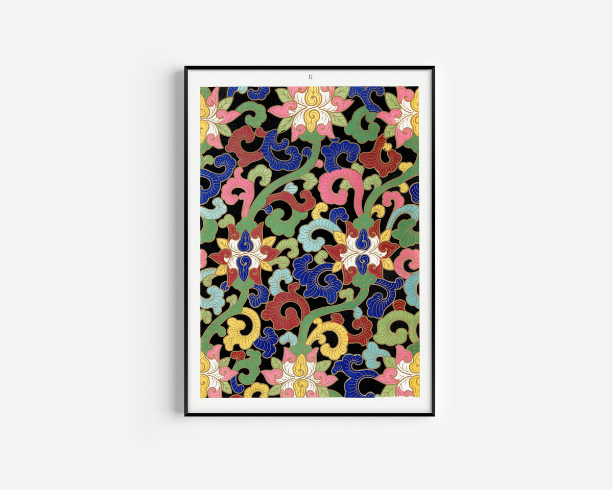 Owen Jones — Examples of Chinese Ornament, Plate 17 | Ornament Plate Print