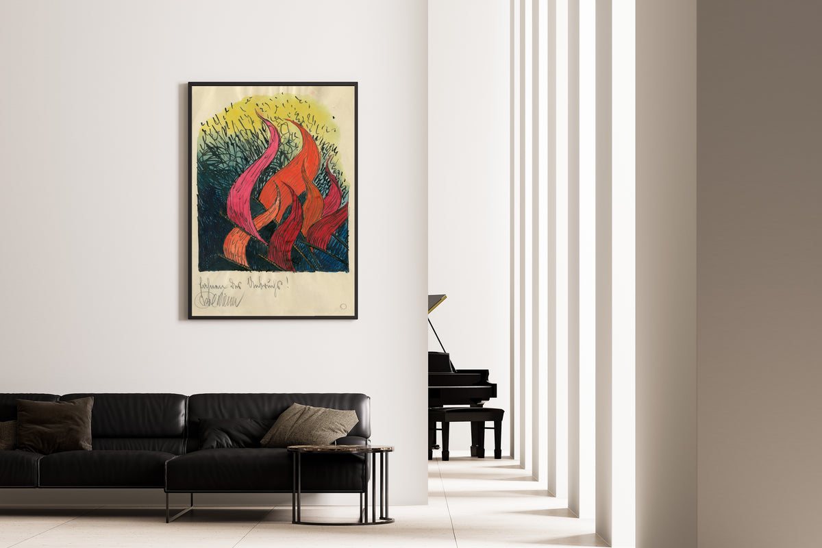 Karl Wiener — Fahnen des Umbruchs (Banners of Upheaval) | Expressionist Art Print
