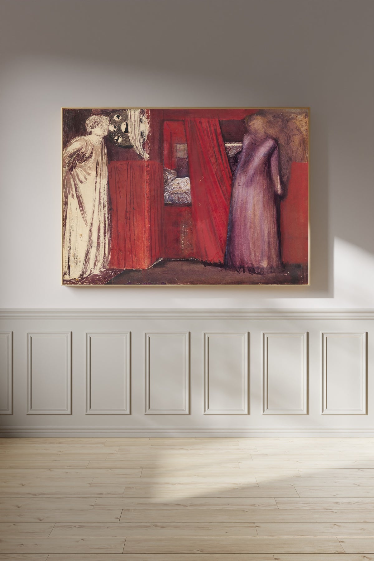 Edward Burne-Jones — Fair Rosamund and Queen Eleanor | Pre-Raphaelite Art Print