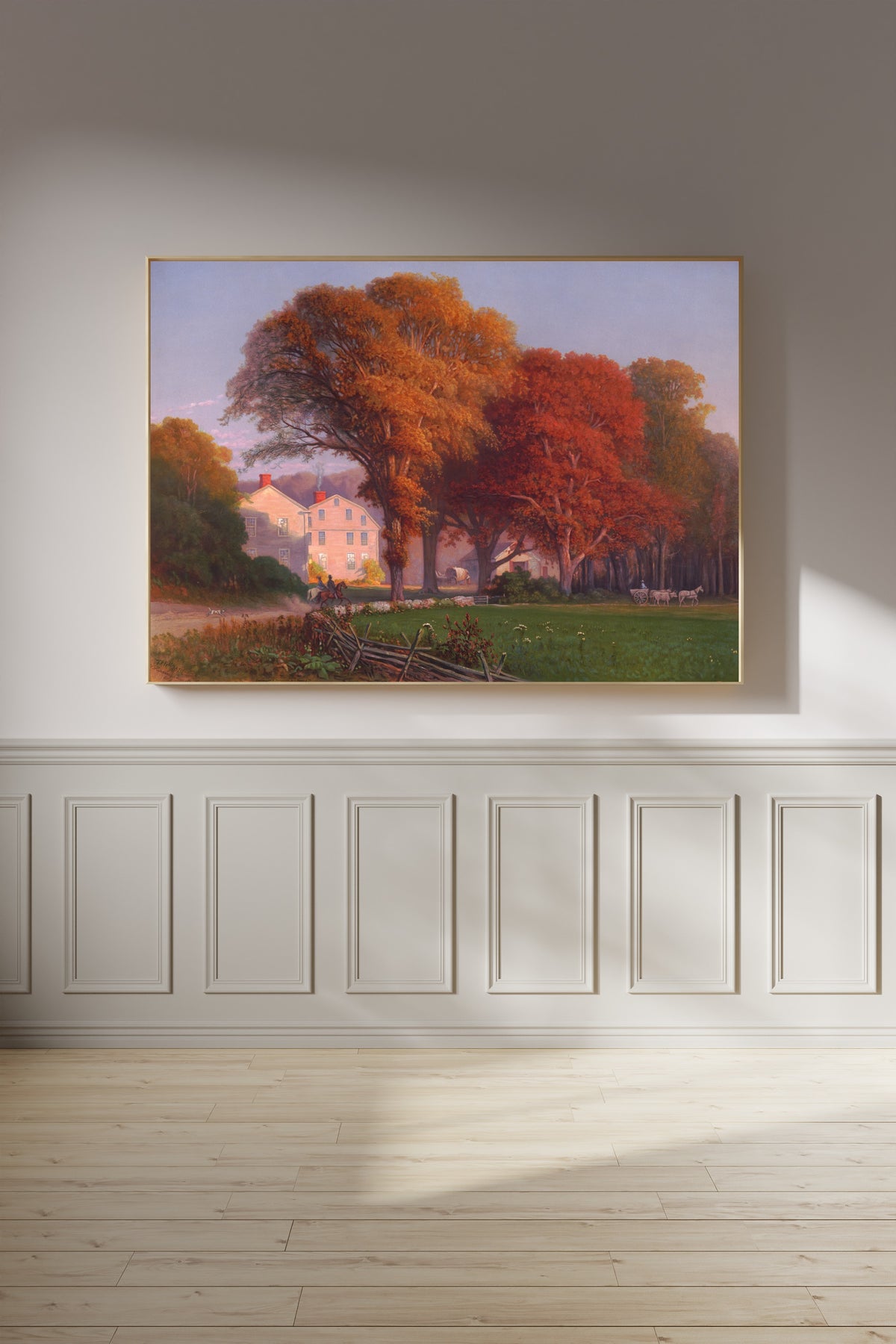 Thomas Hill — Fall in the Country Side | Landscape Fine Art Print