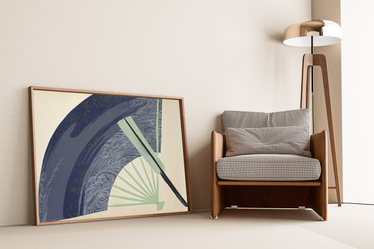 Kamisaka Sekka — Fan, from Momoyogusa | Japanese Woodblock Print
