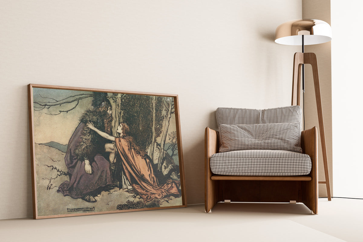Arthur Rackham — Father! Father! Tell Me What Ails Thee? | Wagner Illustration Print