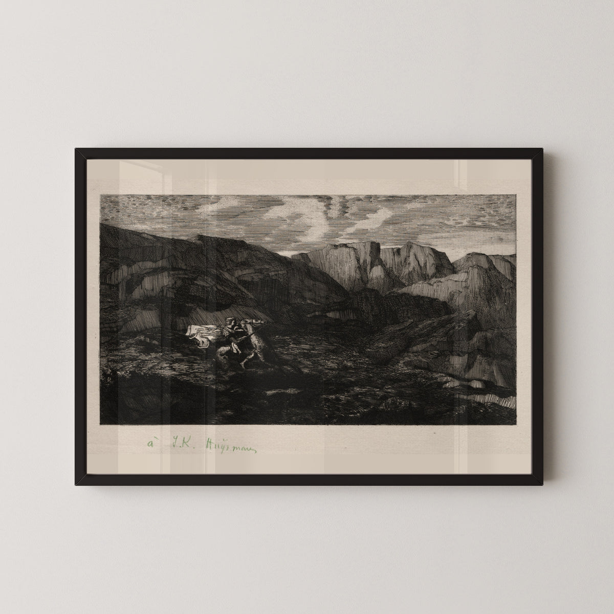 Odilon Redon — Fear | Symbolist Art Print