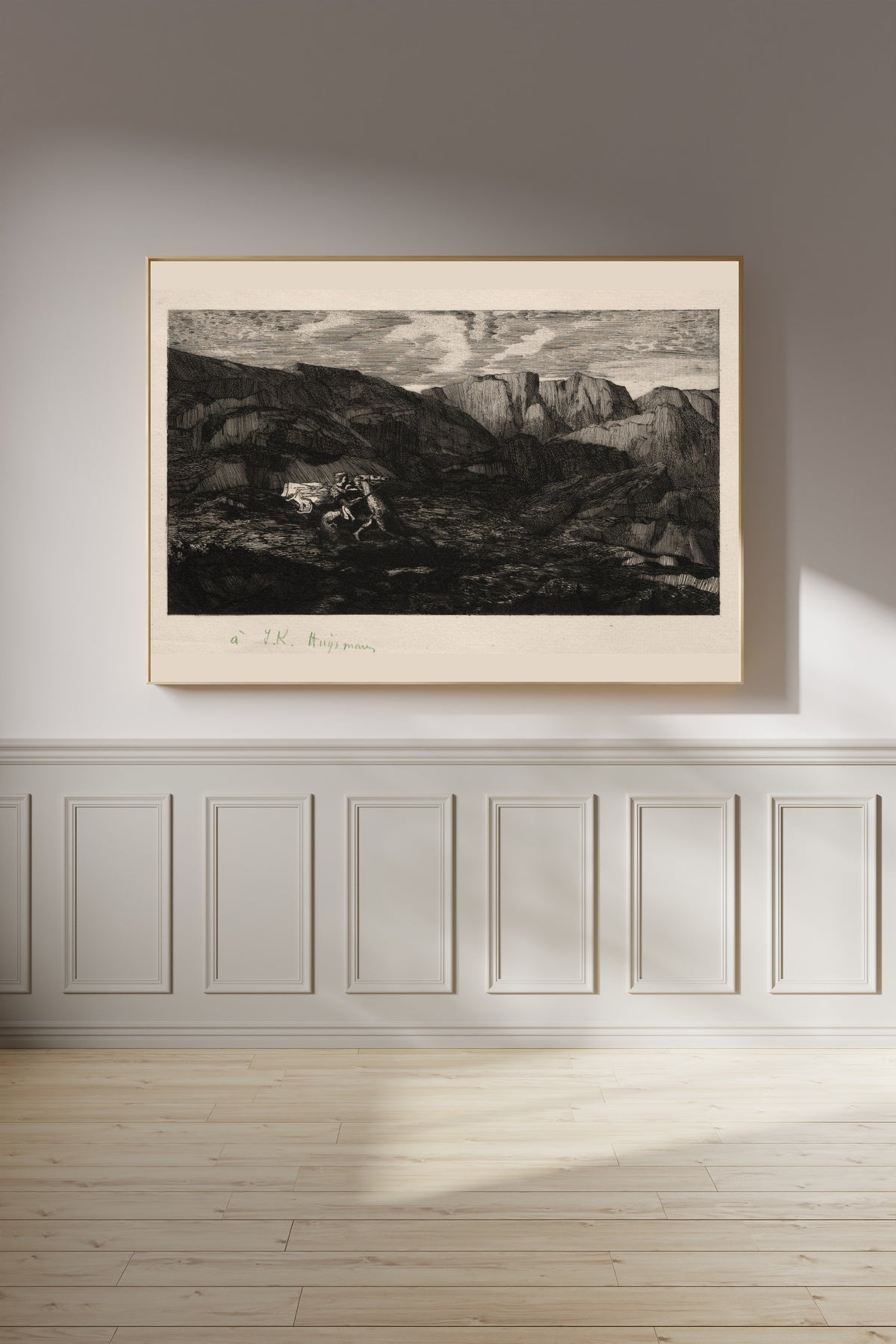 Odilon Redon — Fear | Symbolist Art Print