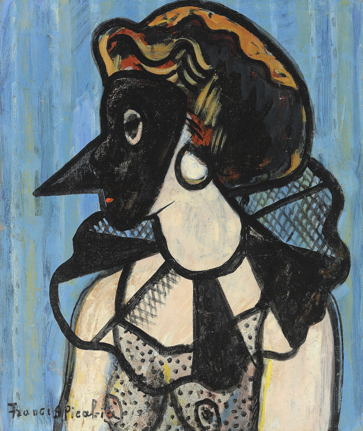 Francis Picabia — Femme au masque | Fine Art Print