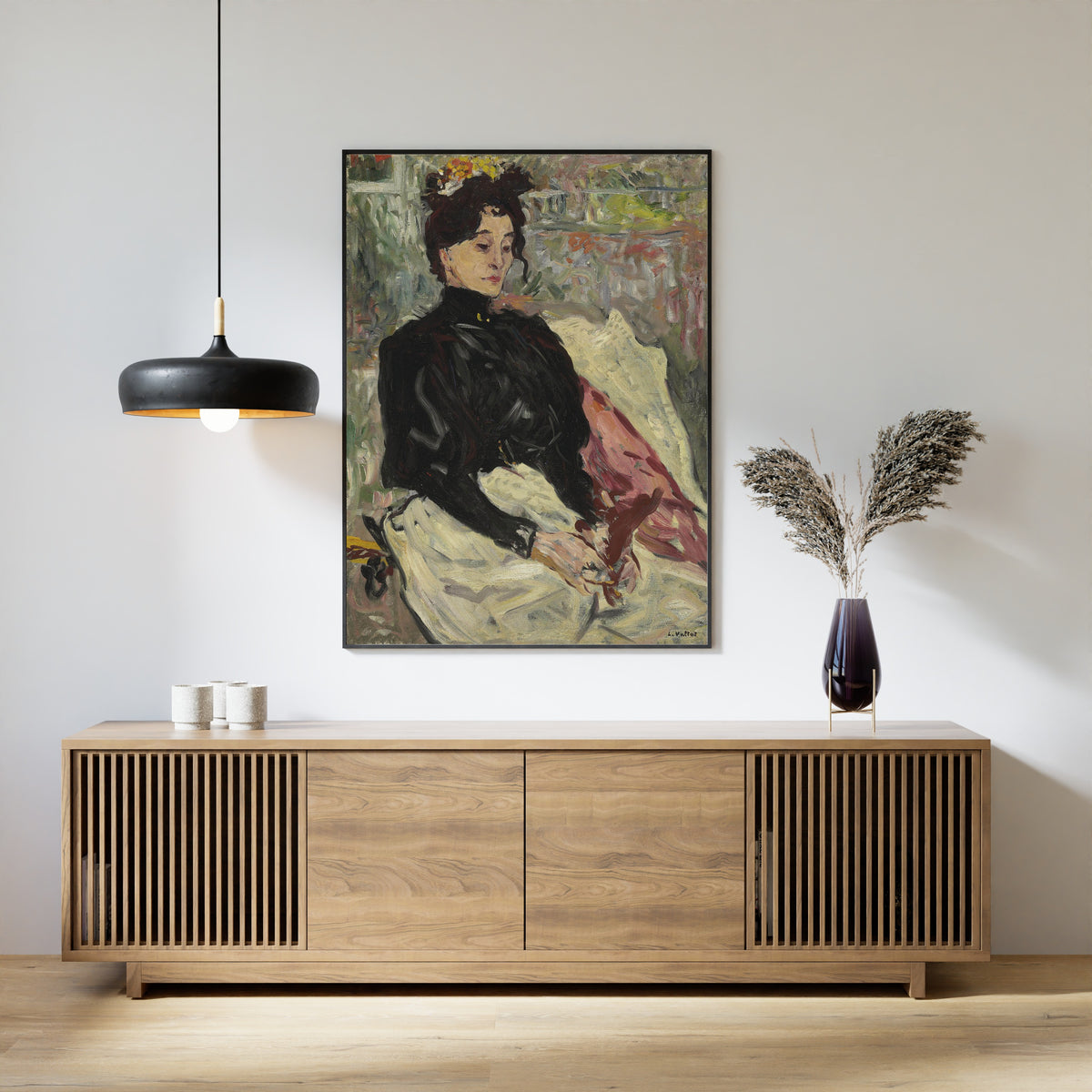 Louis Valtat — Femme à l'éventail | Fauvist Fine Art Print