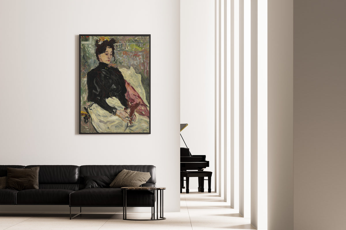 Louis Valtat — Femme à l'éventail | Fauvist Fine Art Print