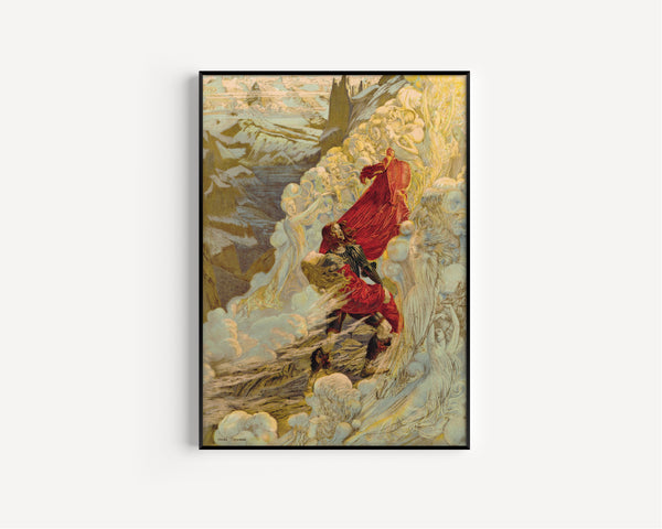 Carlos Schwabe — Fervaal | Symbolist Art Print