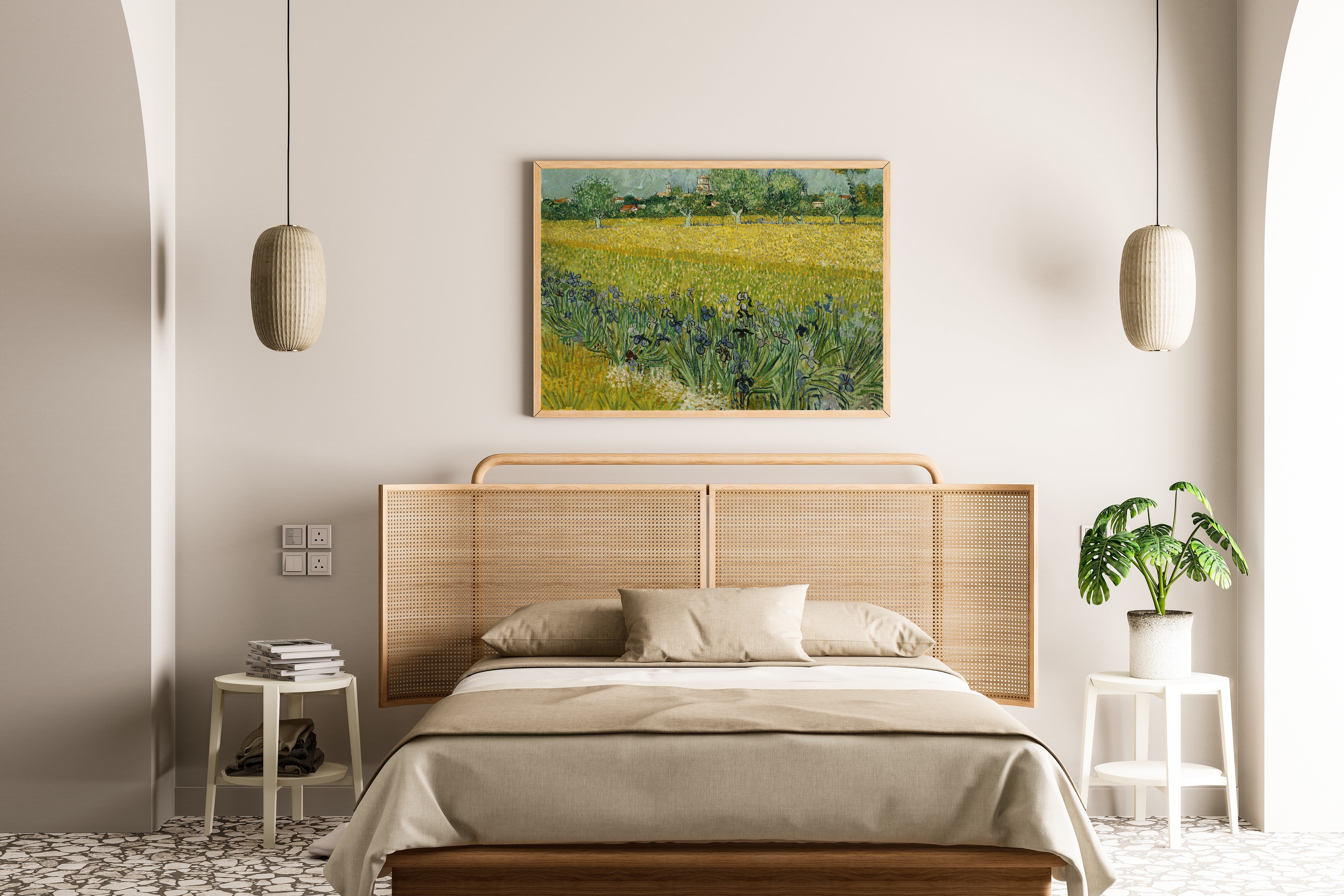 Vincent van Gogh — Field with Flowers near Arles | Fine Art Print