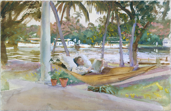 John Singer Sargent — Figure in Hammock, Florida | Fine Art Print
