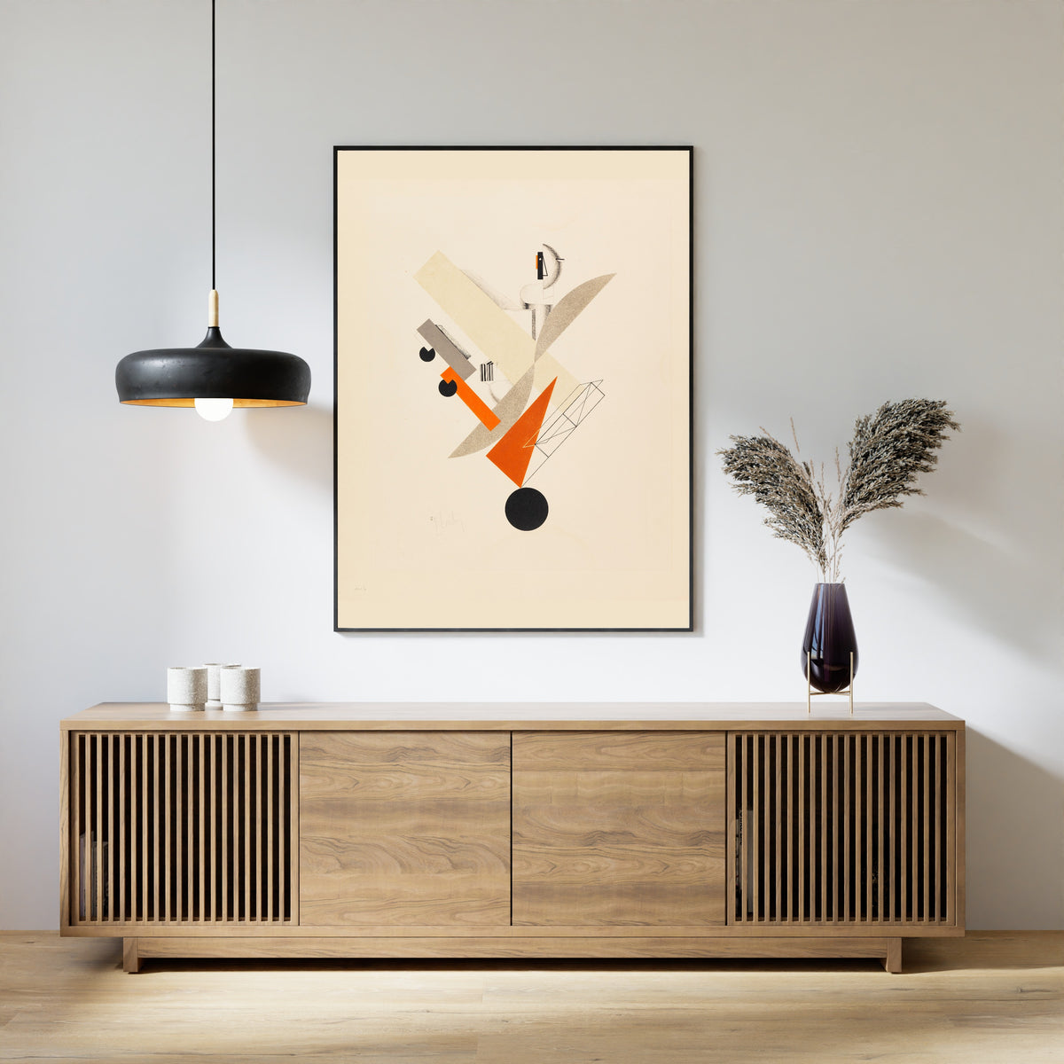 El Lissitzky — Figurines: The Globetrotter (in Time) | Constructivist Lithograph Print