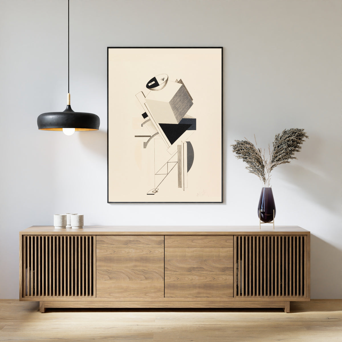 El Lissitzky — Figurines: The Sentry (Posten) | Constructivist Lithograph Print