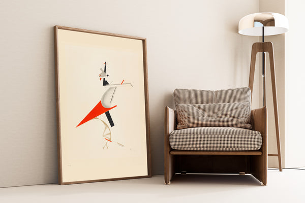 El Lissitzky — Figurines: The Troublemaker (Zankstifter) | Constructivist Lithograph Print