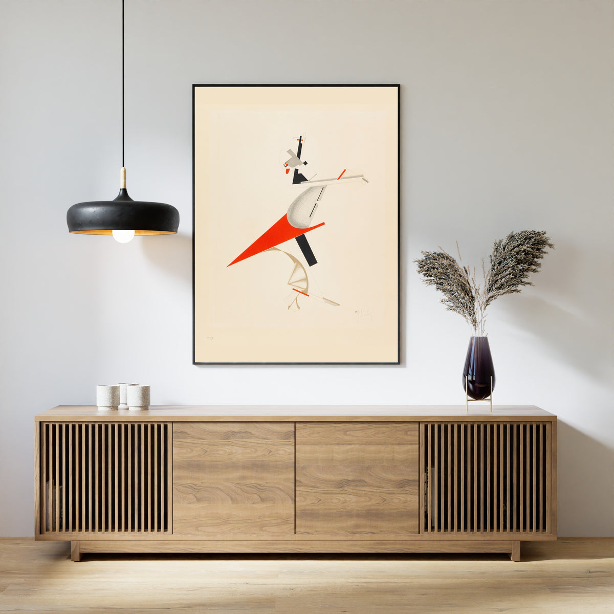 El Lissitzky — Figurines: The Troublemaker (Zankstifter) | Constructivist Lithograph Print