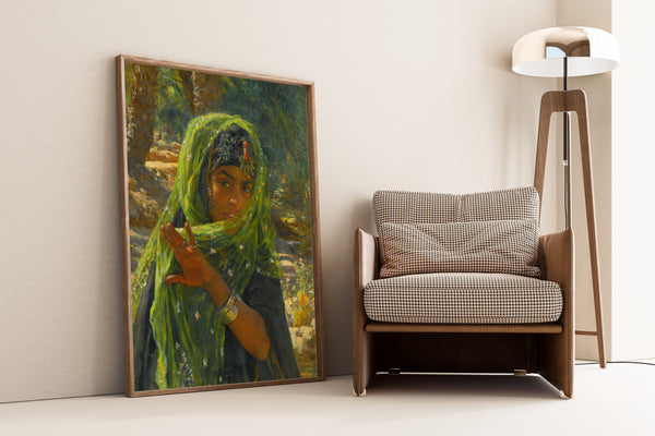 Étienne Dinet — Fillette se voilant | Fine Art Print