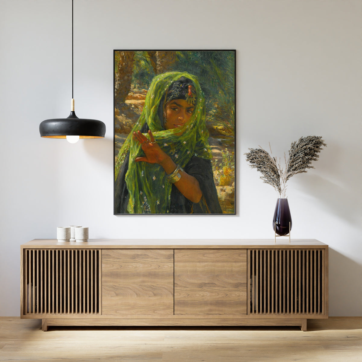 Étienne Dinet — Fillette se voilant | Fine Art Print