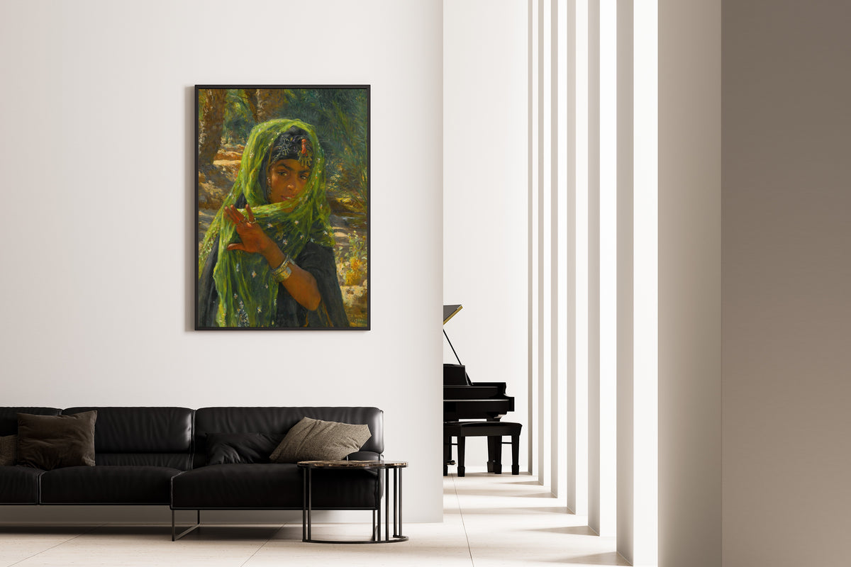 Étienne Dinet — Fillette se voilant | Fine Art Print