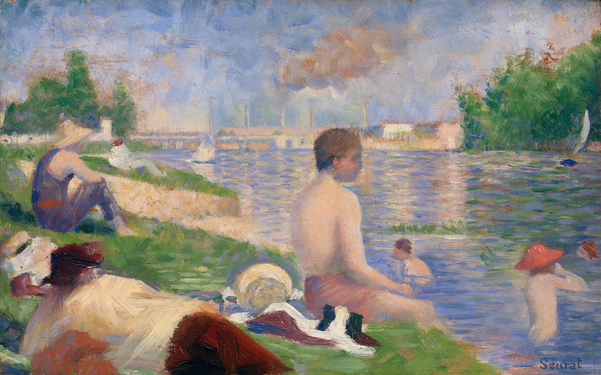 Georges Seurat — Final Study for Bathers at Asnieres | Fine Art Print