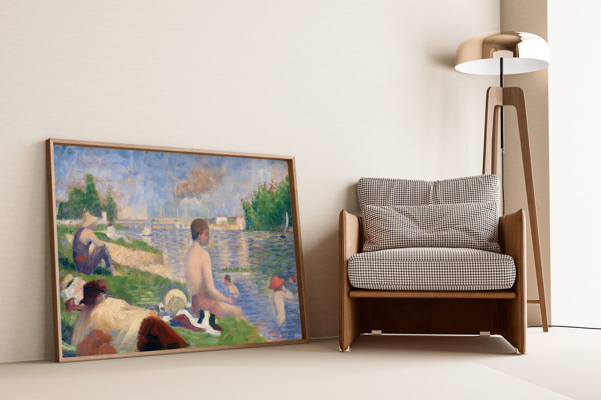 Georges Seurat — Final Study for Bathers at Asnieres | Fine Art Print
