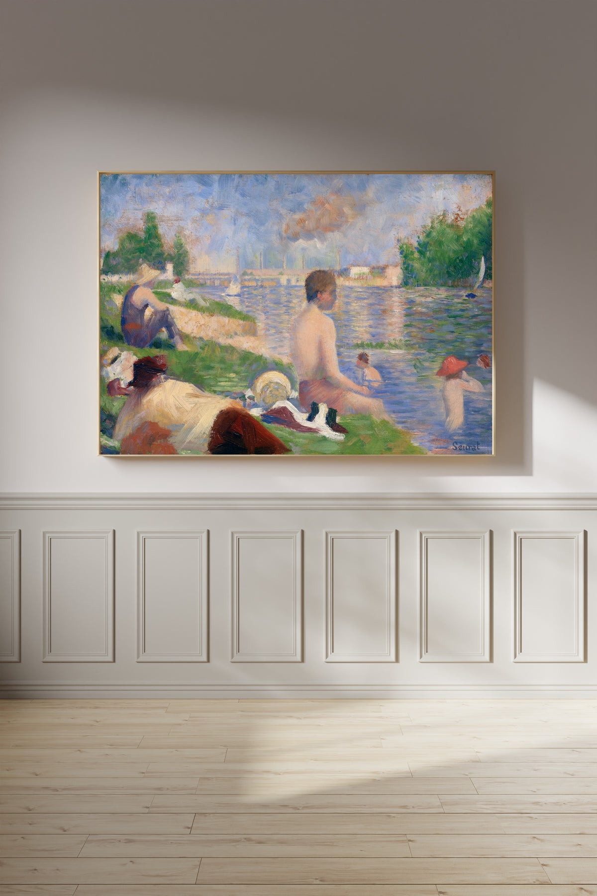 Georges Seurat — Final Study for Bathers at Asnieres | Fine Art Print