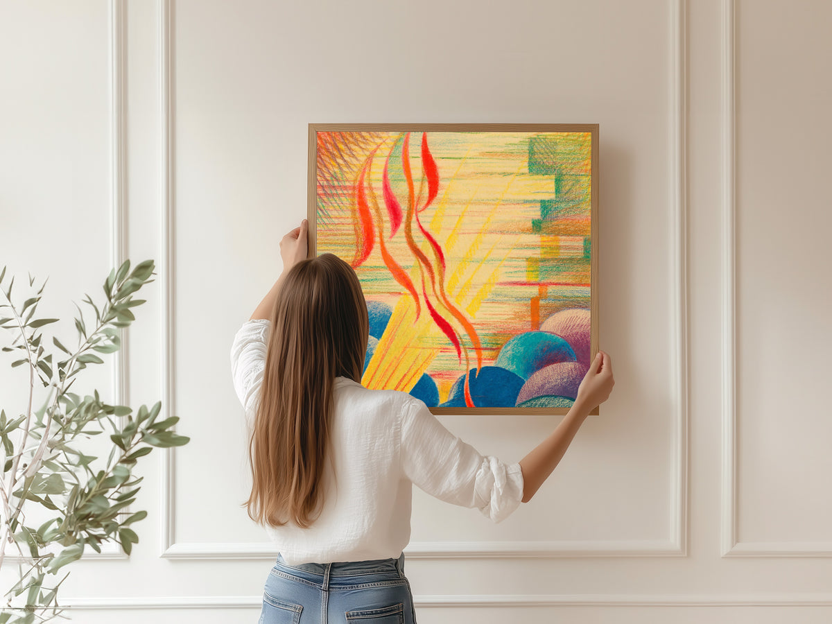 Karl Wiener — Finale | Abstract Art Print