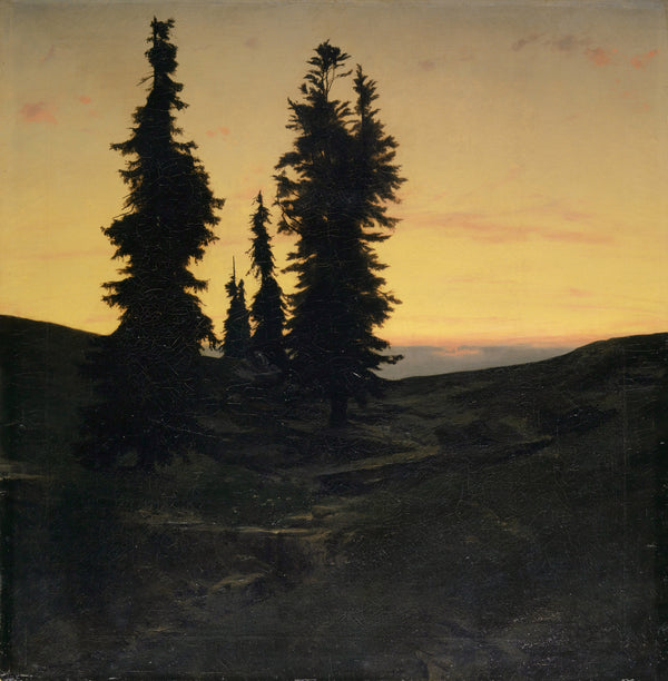 Arnold Böcklin — Fir Trees | Landscape Fine Art Print