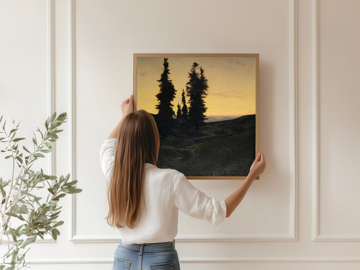Arnold Böcklin — Fir Trees | Landscape Fine Art Print