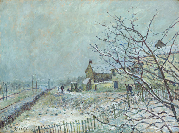 Alfred Sisley — First Snow at Veneux-Nadon | Fine Art Print