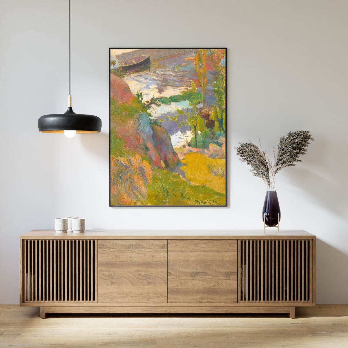 Paul Gauguin — Fisherman and Bathers on the Aven | Fine Art Print