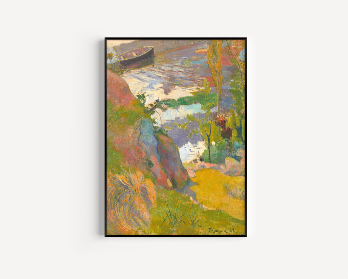 Paul Gauguin — Fisherman and Bathers on the Aven | Fine Art Print