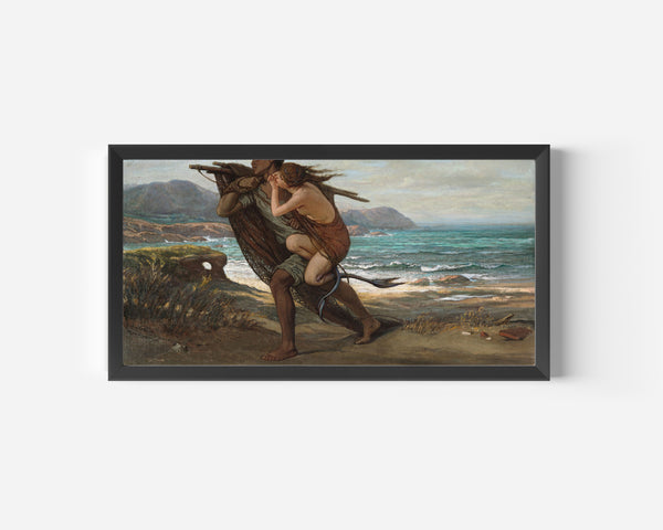 Elihu Vedder — Fisherman and Mermaid | Symbolist Art Print