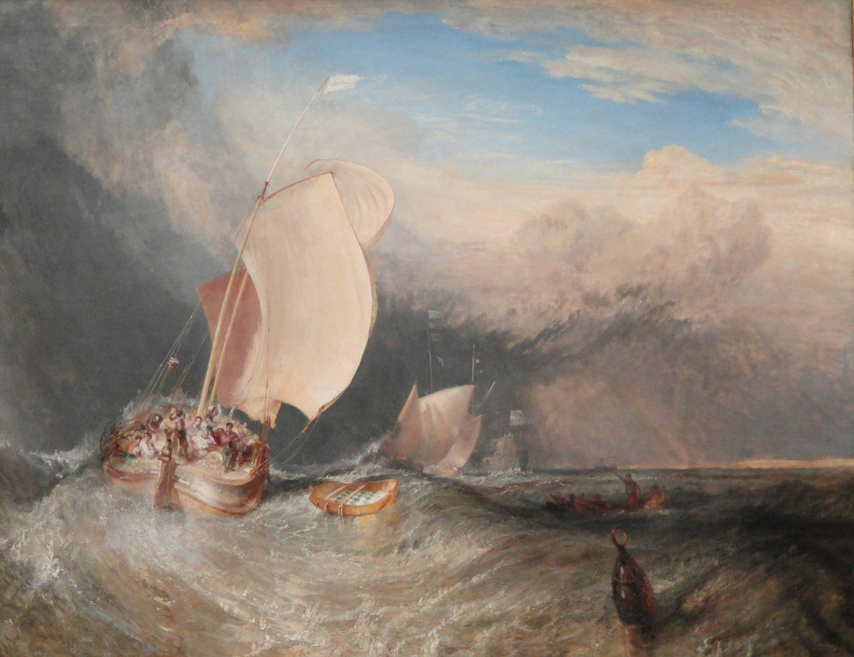 J.M.W. Turner — Fishing Boats with Hucksters Bargaining for Fish | Landscape Fine Art Print