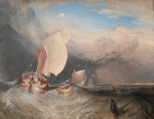 J.M.W. Turner — Fishing Boats with Hucksters Bargaining for Fish | Landscape Fine Art Print