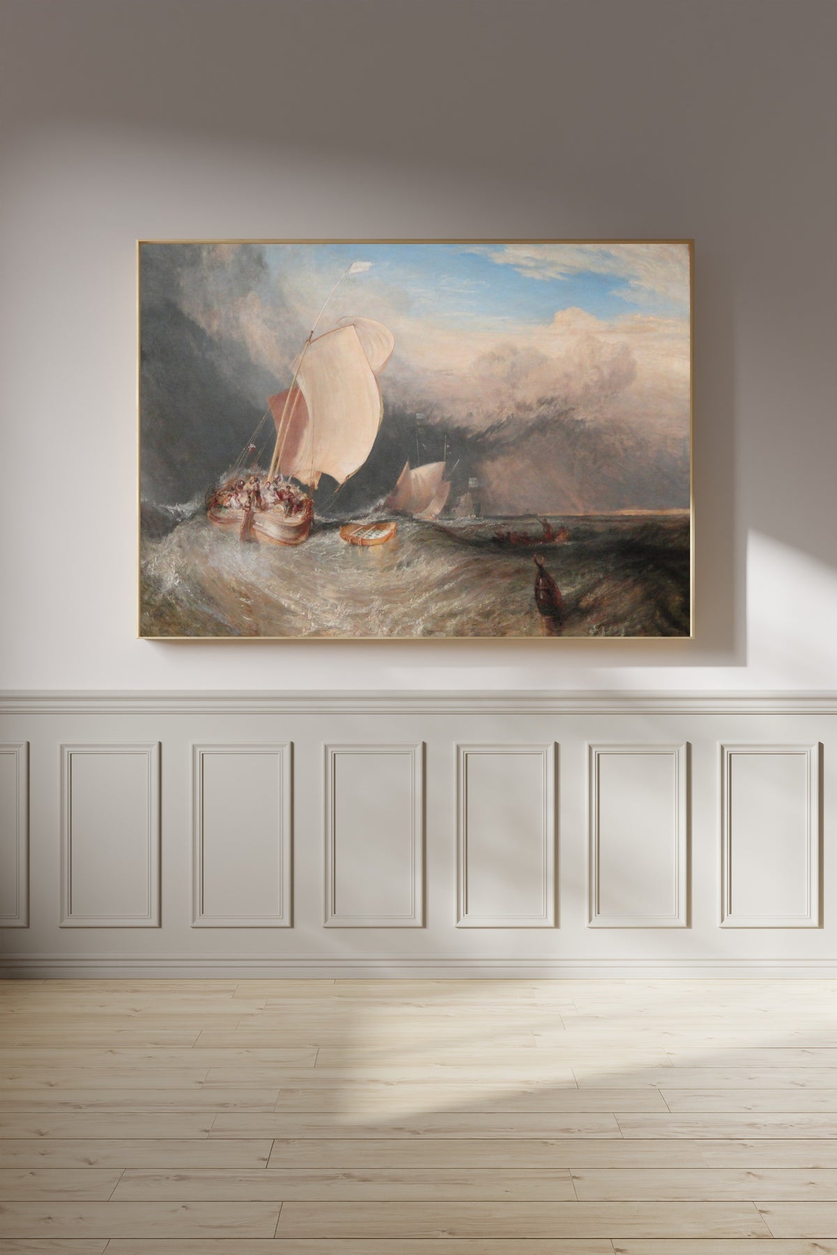 J.M.W. Turner — Fishing Boats with Hucksters Bargaining for Fish | Landscape Fine Art Print