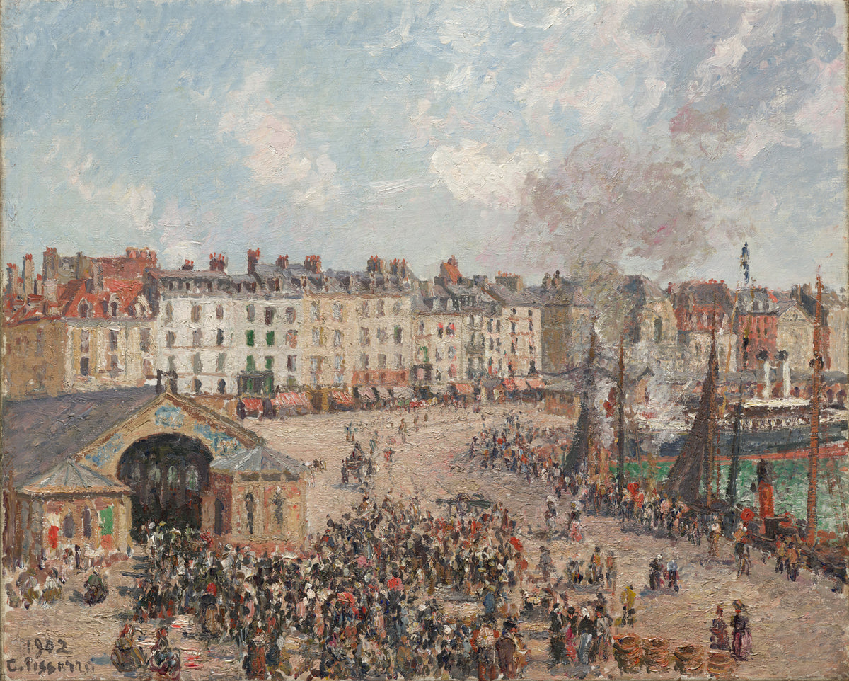 Camille Pissarro — Fishmarket | Fine Art Print