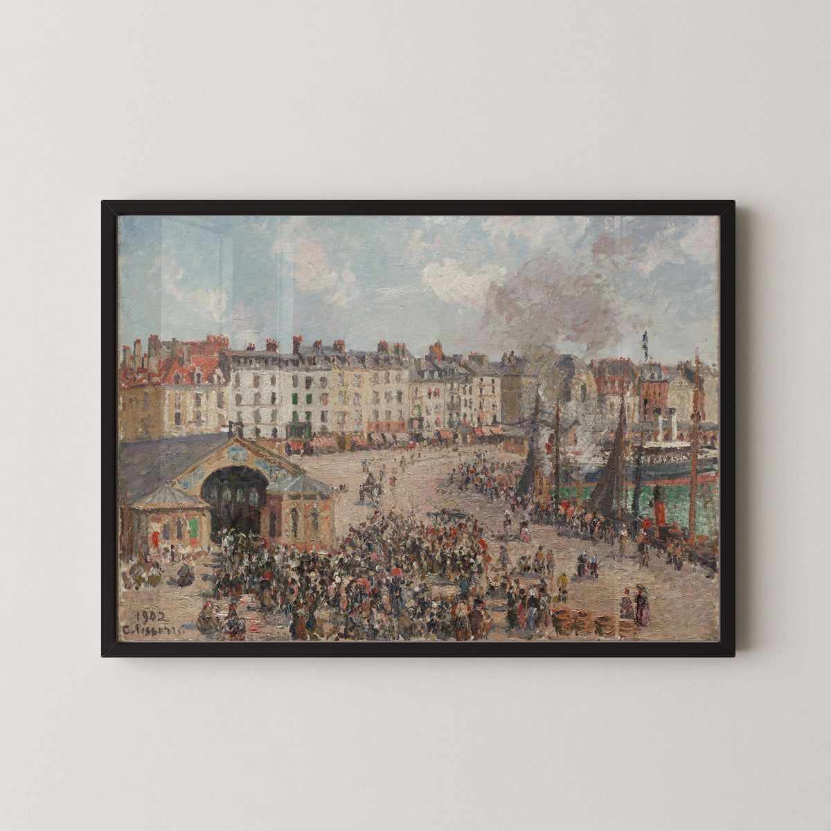 Camille Pissarro — Fishmarket | Fine Art Print