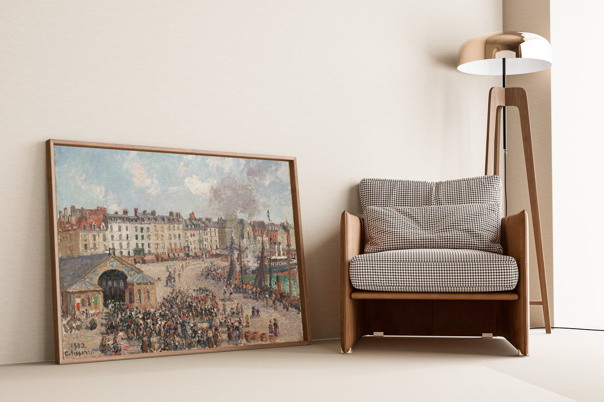 Camille Pissarro — Fishmarket | Fine Art Print
